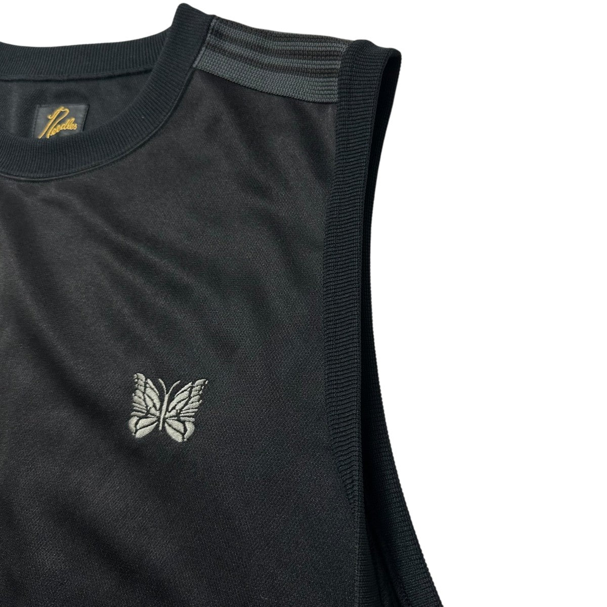 トップス Needles Sleeveless Sweat KP392 ニードルズ NEEDLES トラック クルーネックシャツ ジャージ 24AW