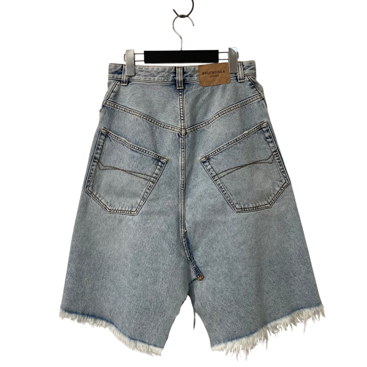 BALENCIAGA 22AWPull-Up SkirtデニムスカートQD58 704546 TDW14 4824 古着・中古-2枚目のアイテム画像