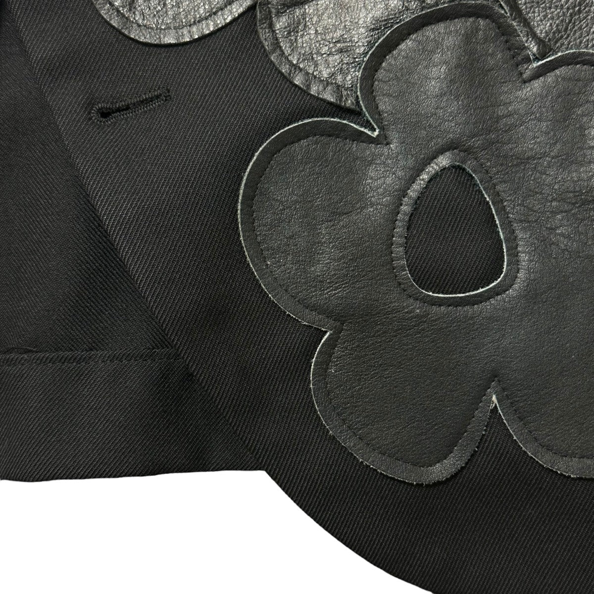 【希少】コムデギャルソン　96AW ジャガード織　ノーカラージャケット　フラワー robe de chambre COMME des GARCONS(ローブドシャンブル