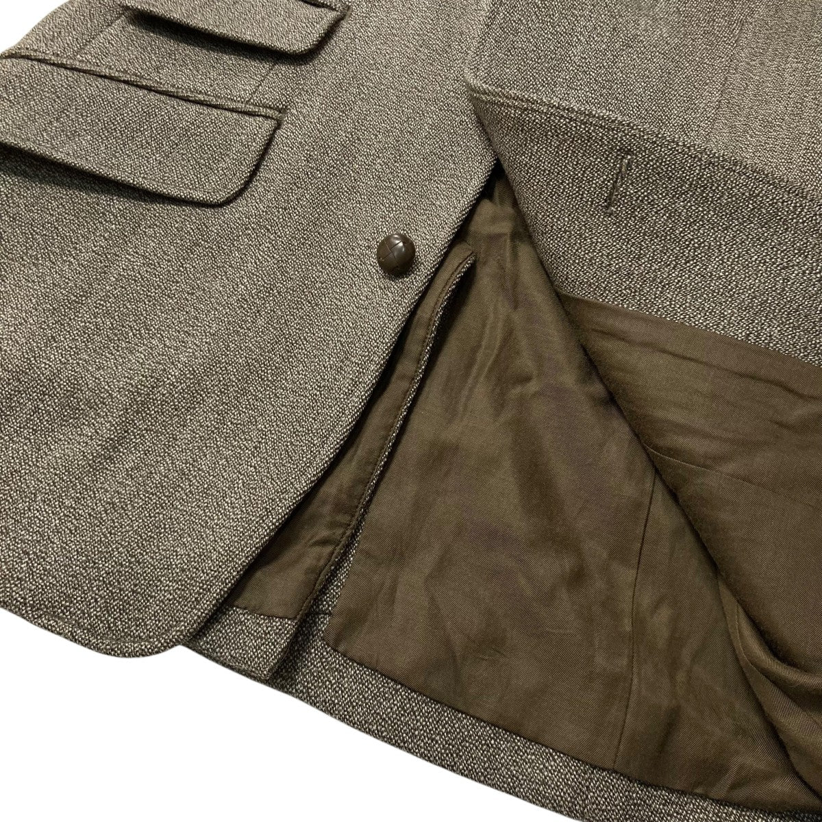 【日本製 クルミ釦 美品】ニューヨーカー 3B ツイード テーラード ジャケット 楽天市場】60s ビンテージ USA製 □ 旧タグ ハリスツイード 3