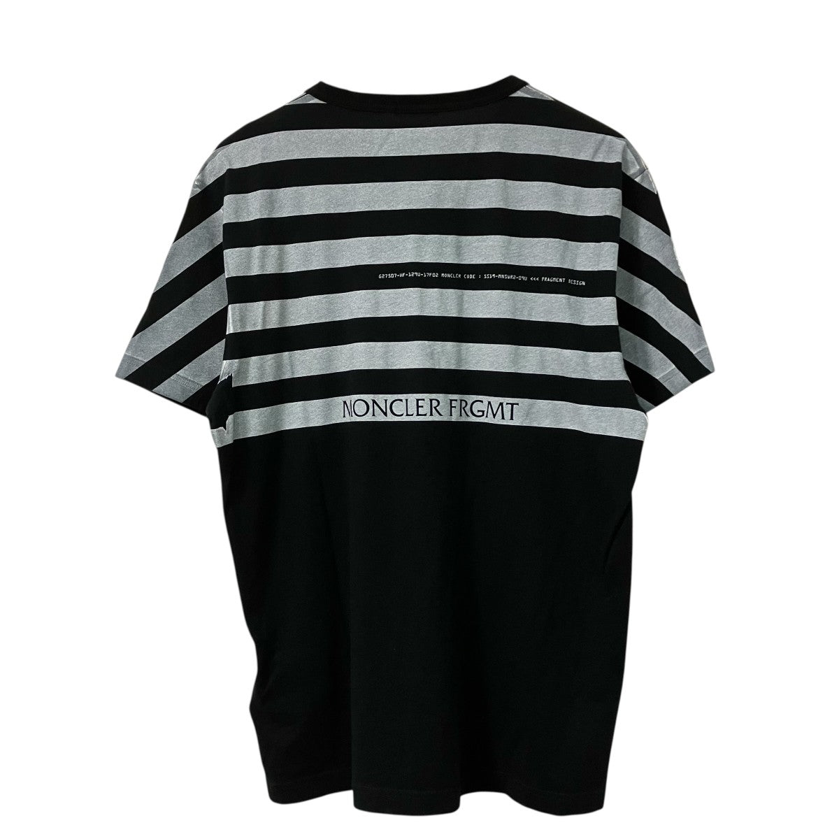 FRAGMENT DESIGN×MONCLER ボーダーTシャツE109U8000050 古着・中古-2枚目のアイテム画像