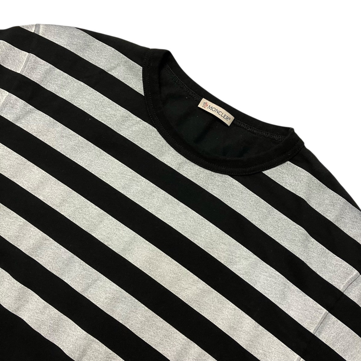 FRAGMENT DESIGN×MONCLER ボーダーTシャツE109U8000050 古着・中古-3枚目のアイテム画像