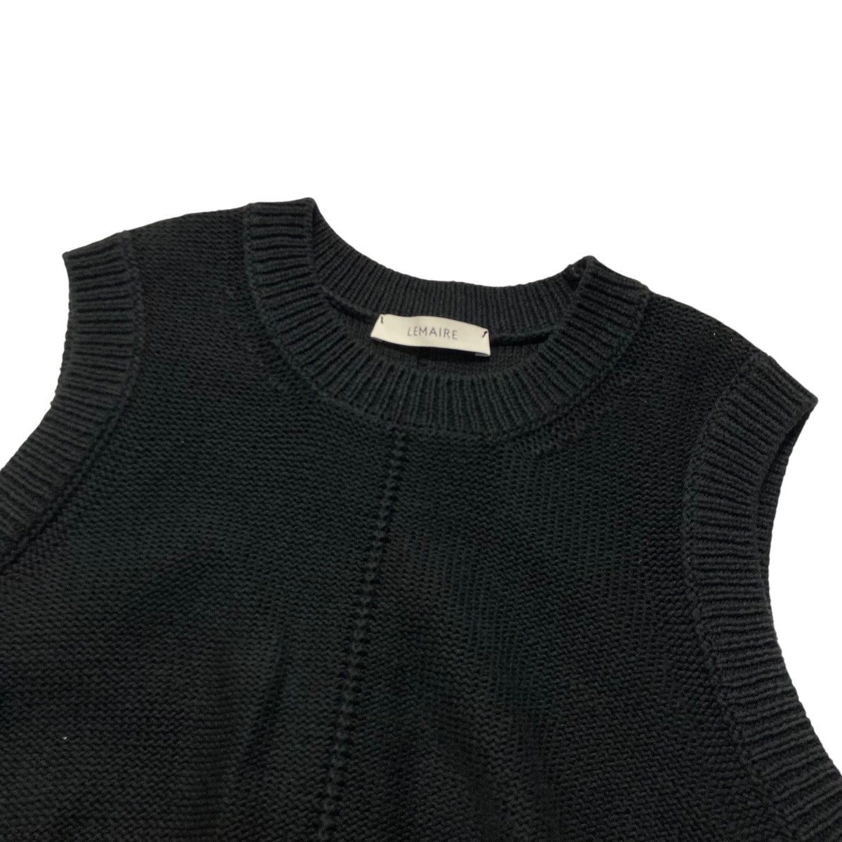 LEMAIRE(ルメール) ニットベストTO1208 LK1022 TO1208 LK1022 ブラック