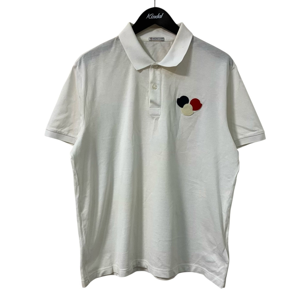 MONCLER MAGLIA POLO MANICA CORTAポロシャツB10918318800 古着・中古-1枚目のアイテム画像