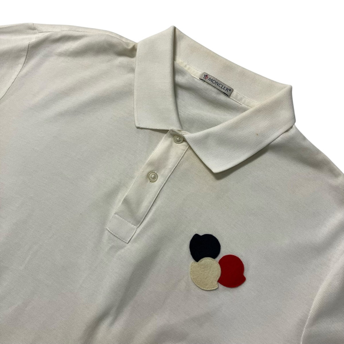 MONCLER MAGLIA POLO MANICA CORTAポロシャツB10918318800 古着・中古-3枚目のアイテム画像