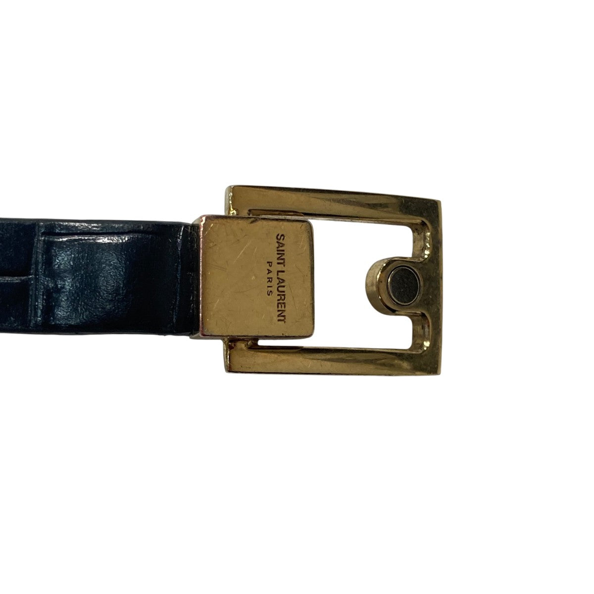 Saint Laurent Paris LE CARREレザーブレスレット651489AACUV1000 古着・中古-5枚目のアイテム画像