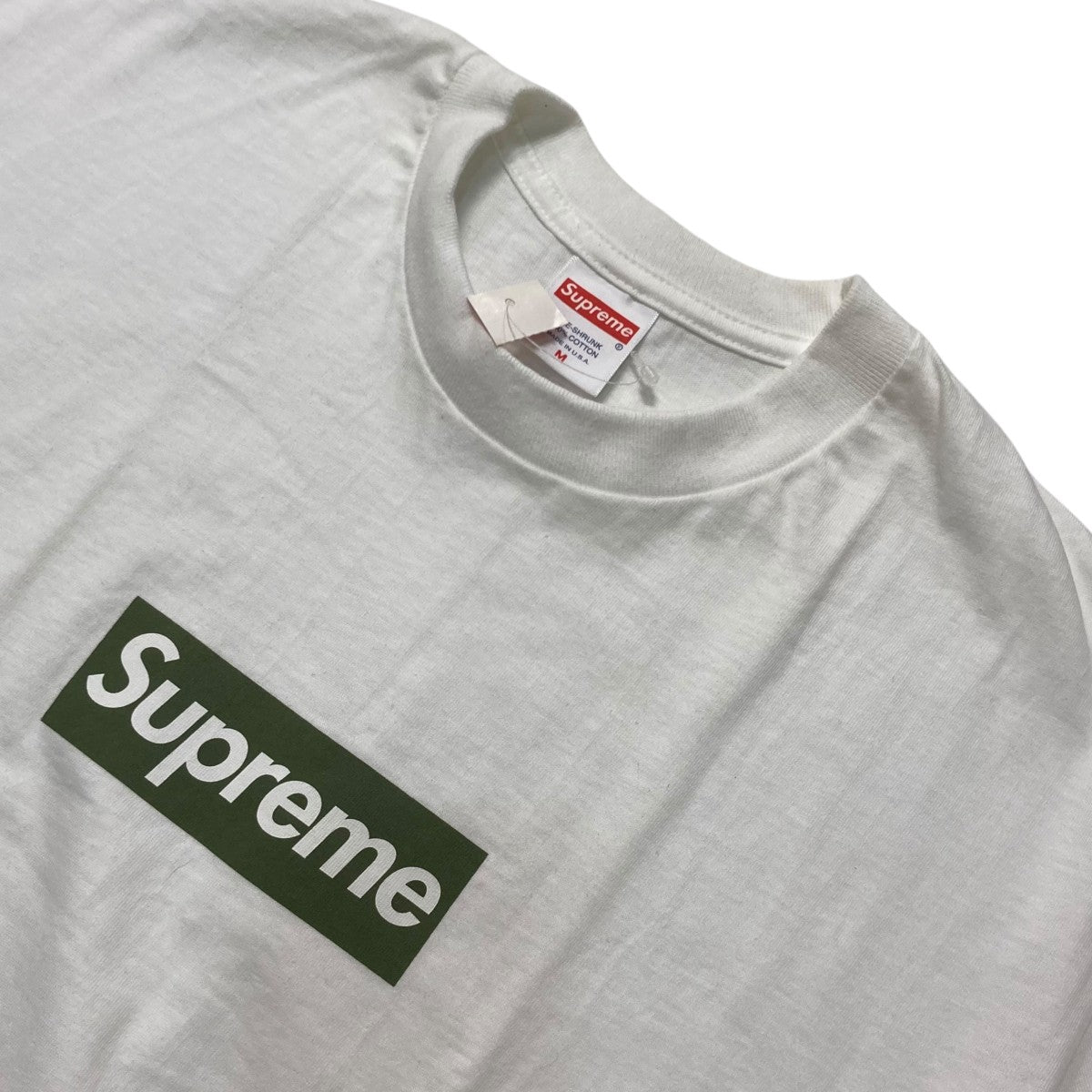Supreme(シュプリーム) Berlin Box Logo TeeコットンTシャツ ホワイト 