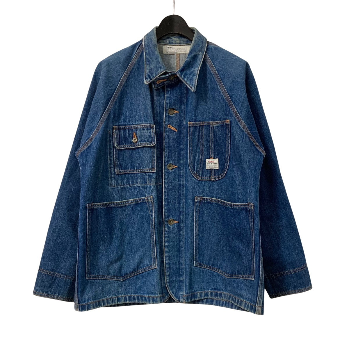 DAIRIKU(ダイリク) 18AWWASH N WEARデニムジャケット インディゴ