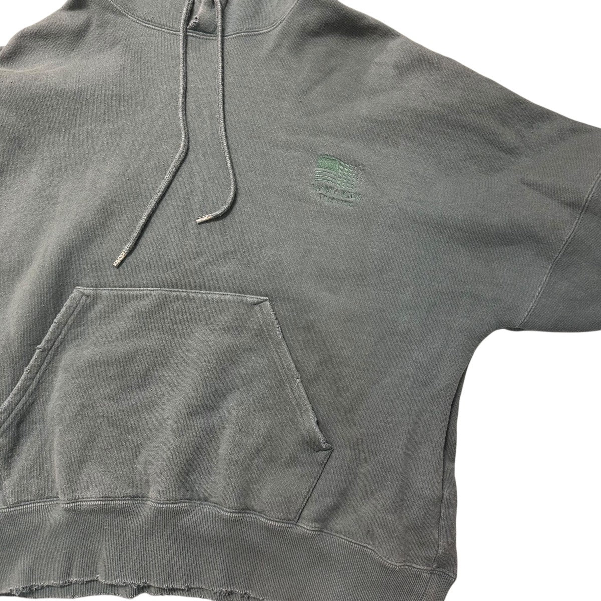 Water-Repellent Vintage Hoodieフロント指数フーディ20aw c-1