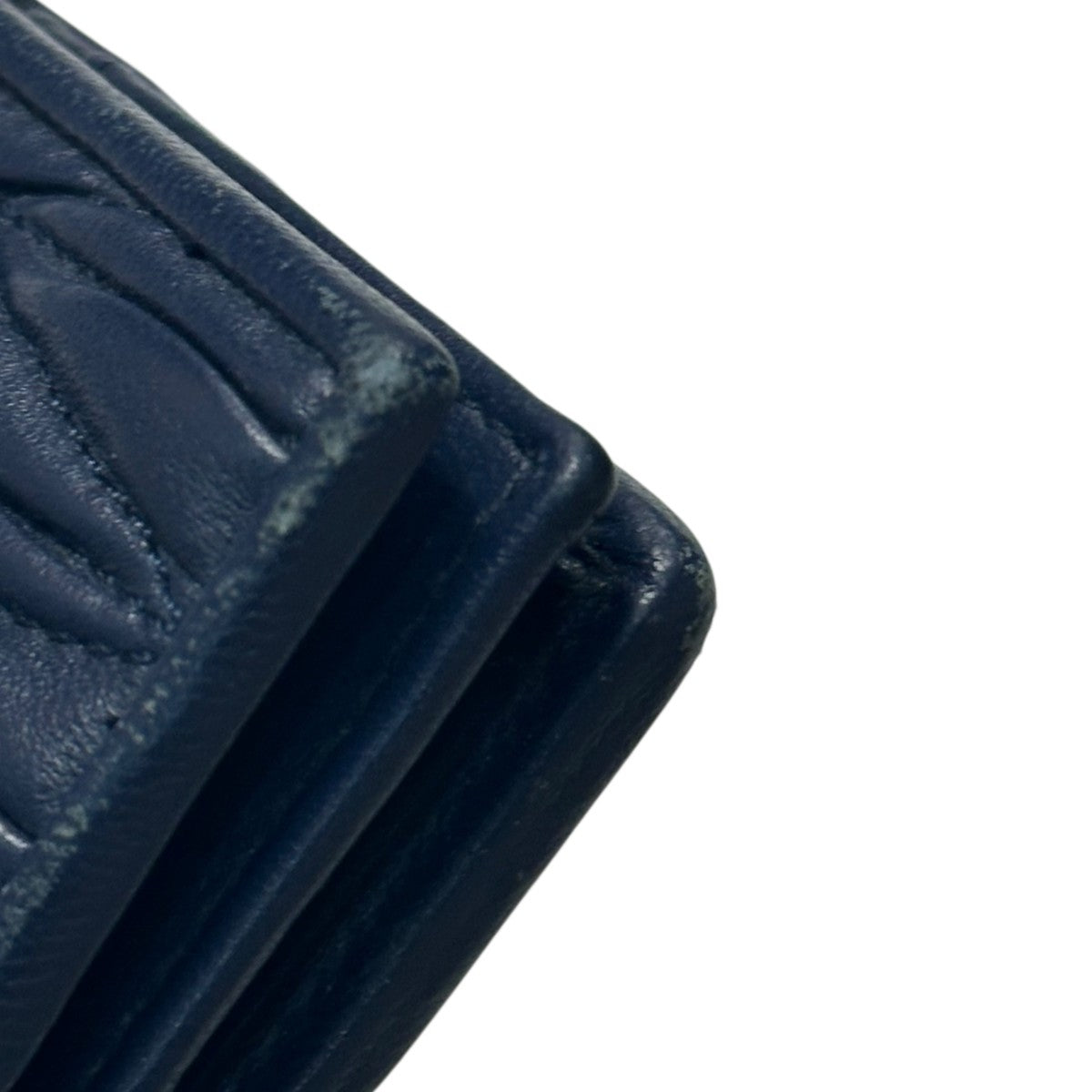 miu miu ネイビー レザー 名刺入れ miu miu ネイビー レザー 名刺入れ ブルー（青）系 MiuMiu