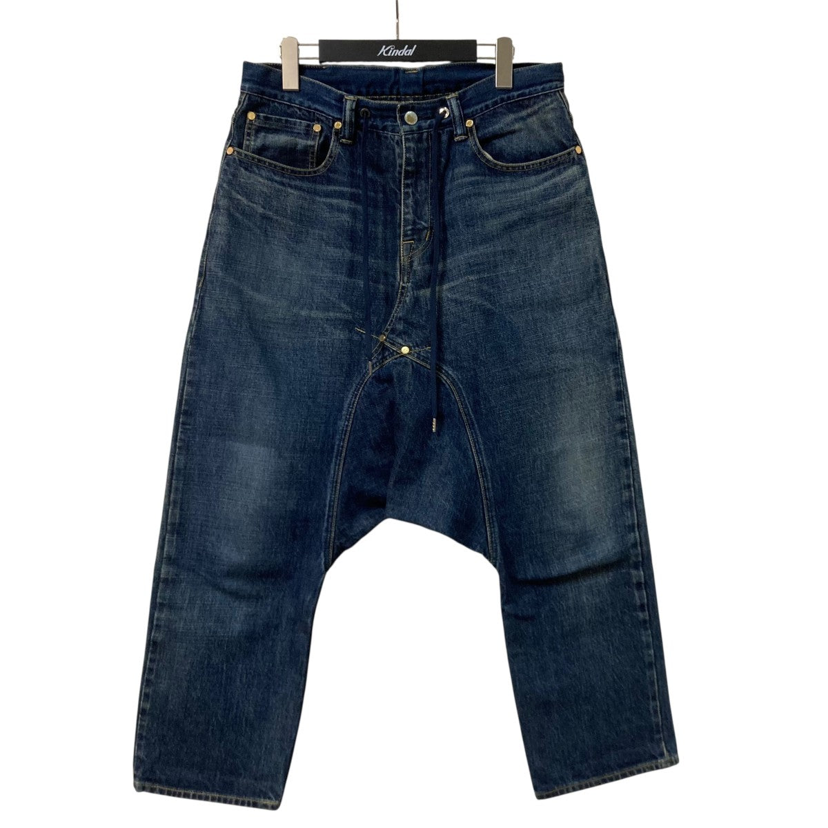 FUMITO GANRYU(フミトガンリュウ) アシンメトリーサルエルデニム