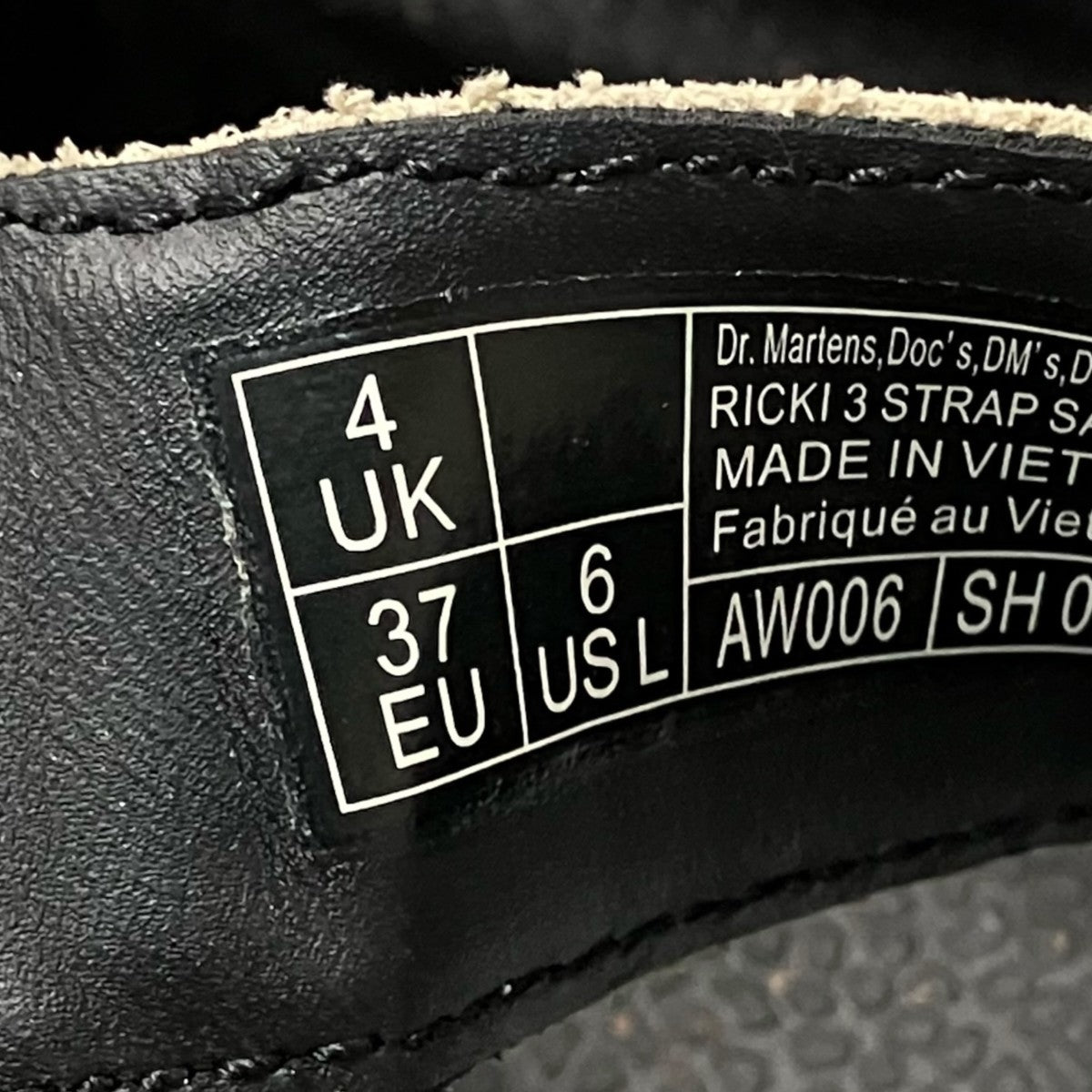 Dr．Martens Ricki 3 Strap Sandalサンダル30572055 古着・中古-6枚目のアイテム画像