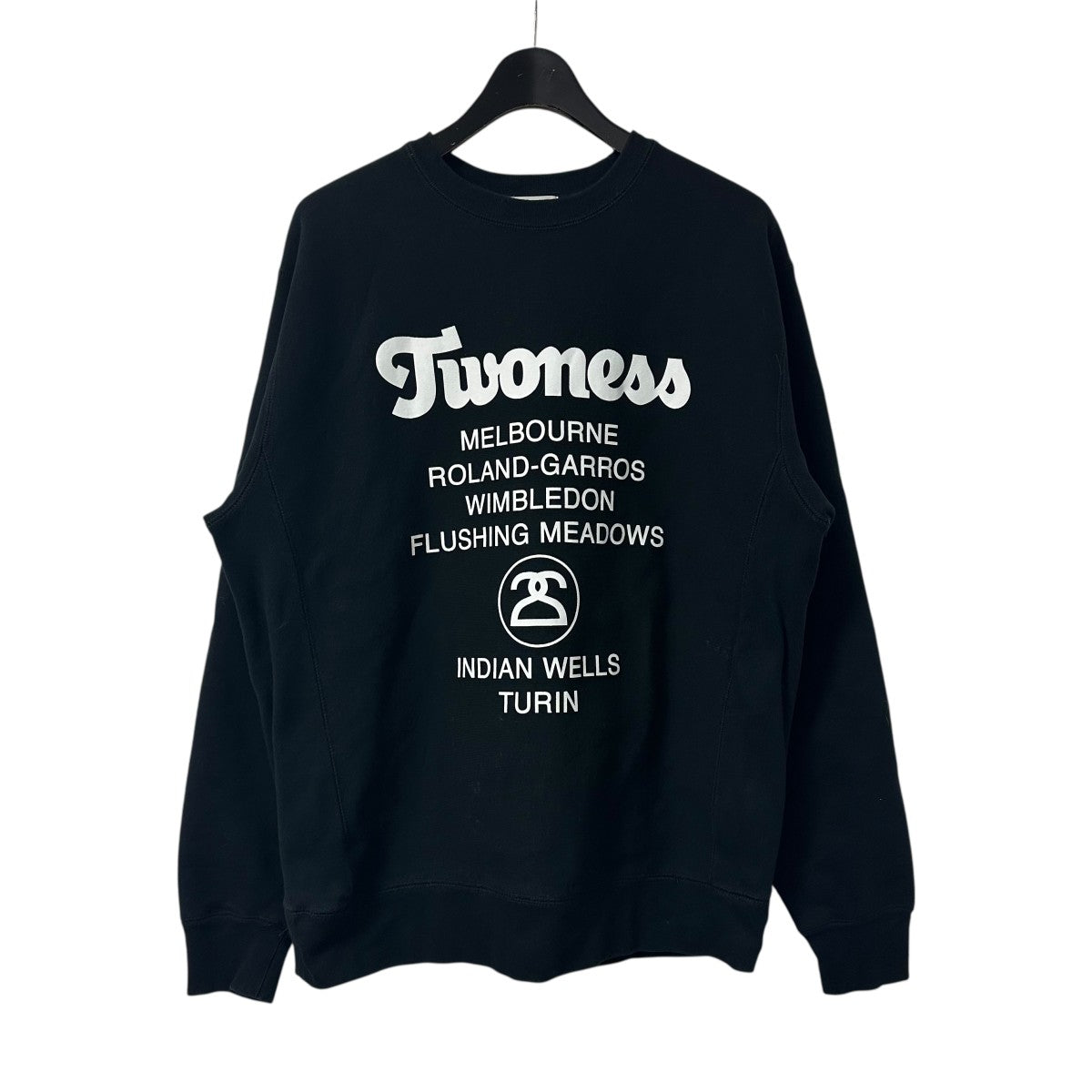 TWONESS トゥーネス WORLD TOUR CREW プリントスウェット TWONESS(トゥーネス) WORLD TOUR CREWプリントスウェットIND5000CC