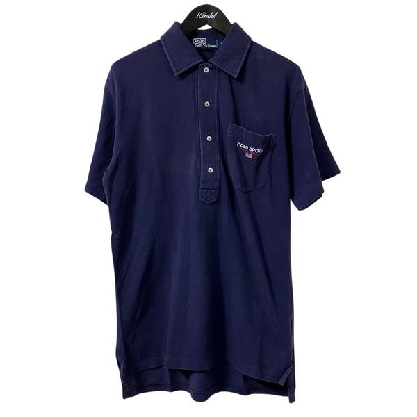 POLO SPORT(ポロスポーツ) ワンポイントロゴポロシャツ ネイビー