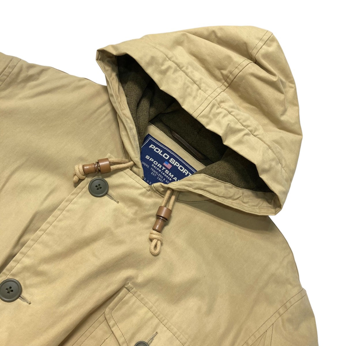 POLO SPORT 90Sモッズコート 古着・中古-3枚目のアイテム画像