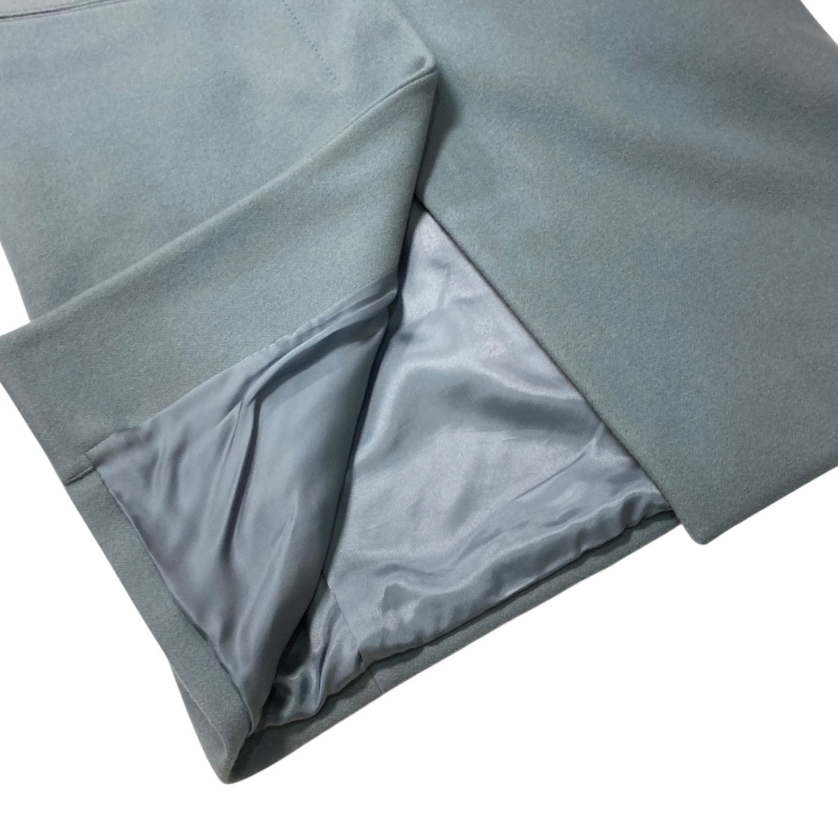 YLEVE(イレーヴ) super100's ダブルメルトンノーカラーコートノー