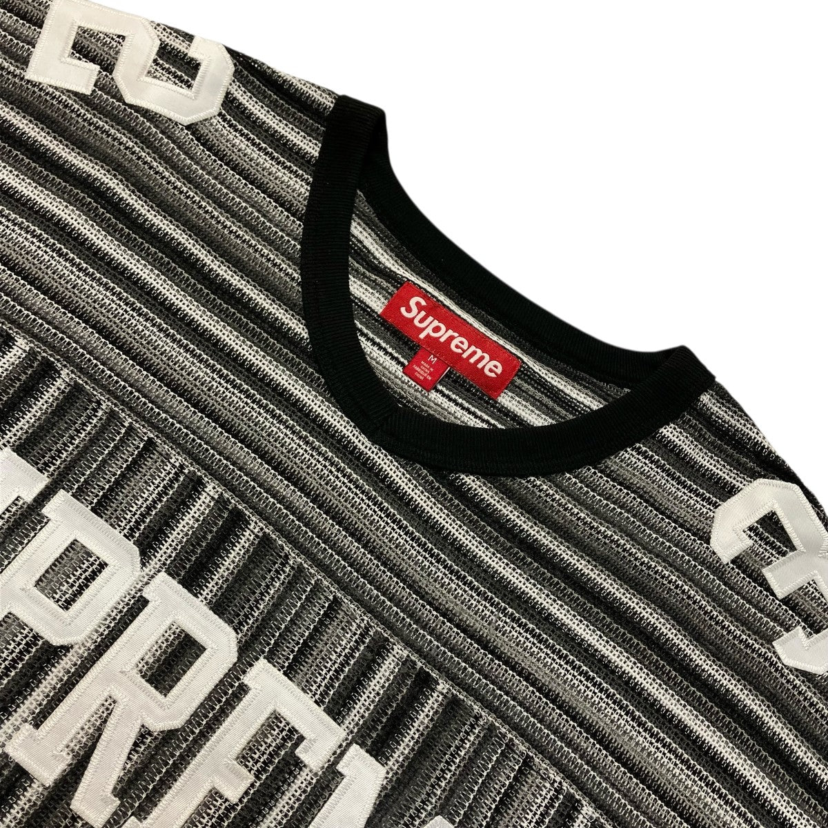 Supreme 25SSOpen Knit Football Topメッシュトップス 古着・中古-3枚目のアイテム画像