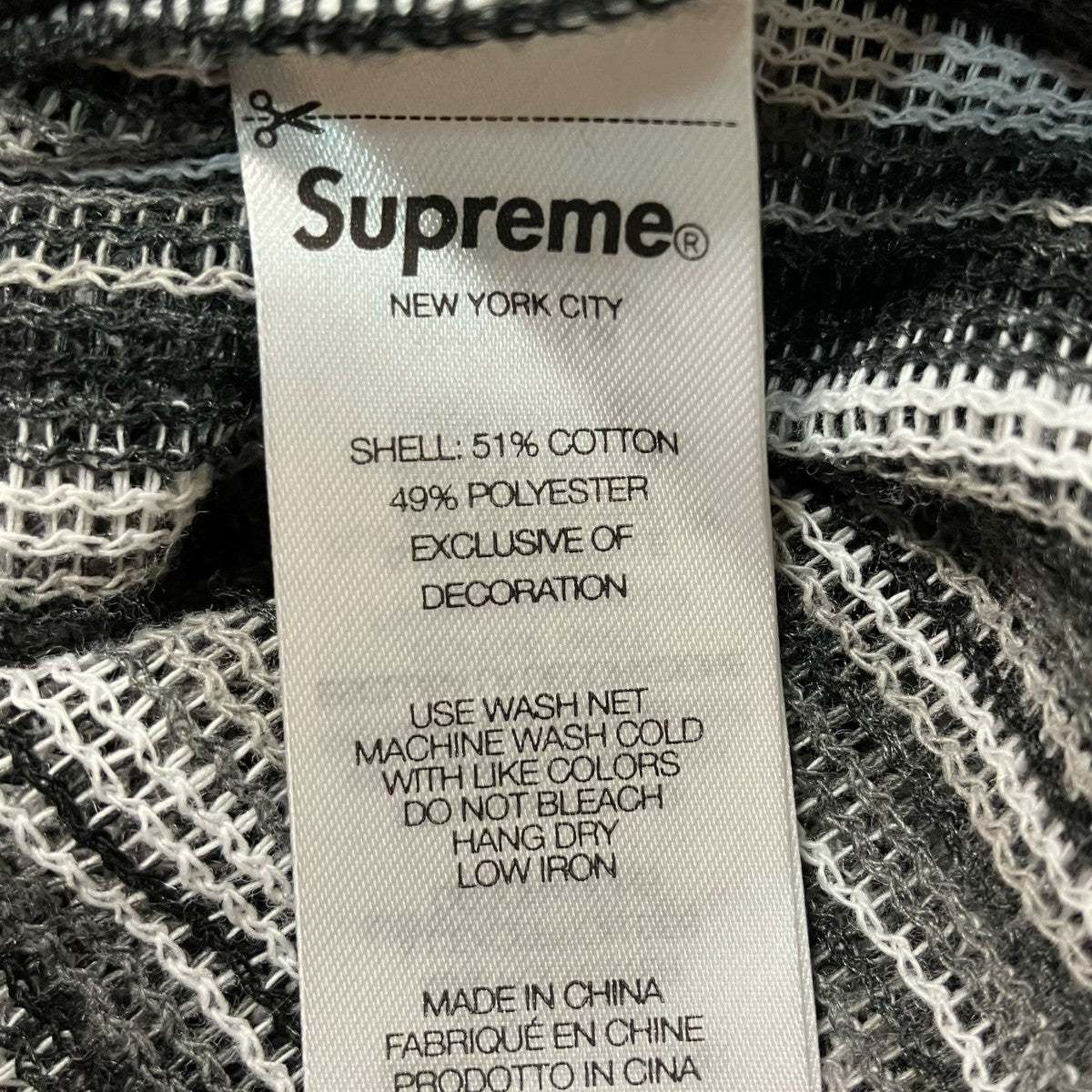 Supreme 25SSOpen Knit Football Topメッシュトップス 古着・中古-7枚目のアイテム画像