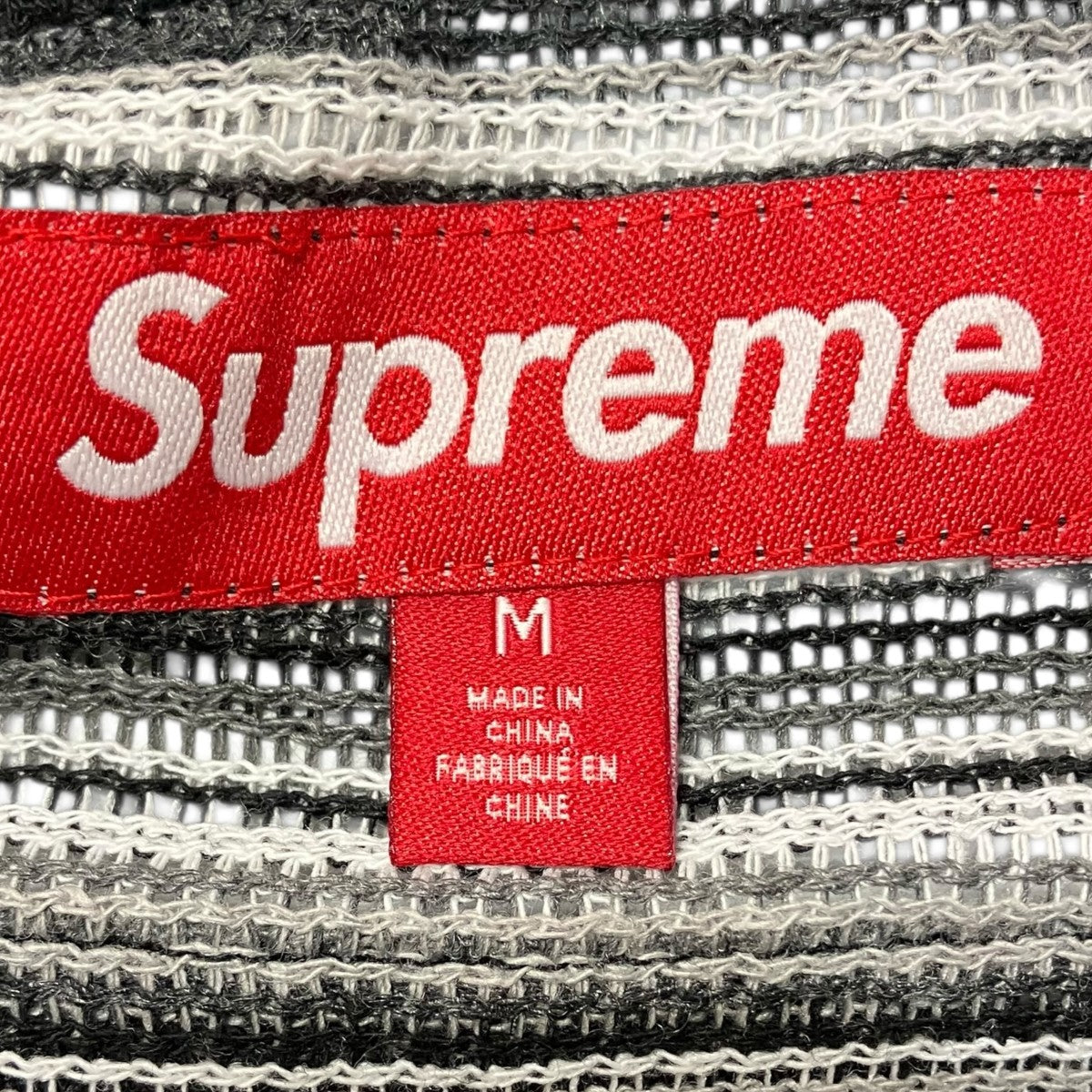 Supreme 25SSOpen Knit Football Topメッシュトップス 古着・中古-8枚目のアイテム画像