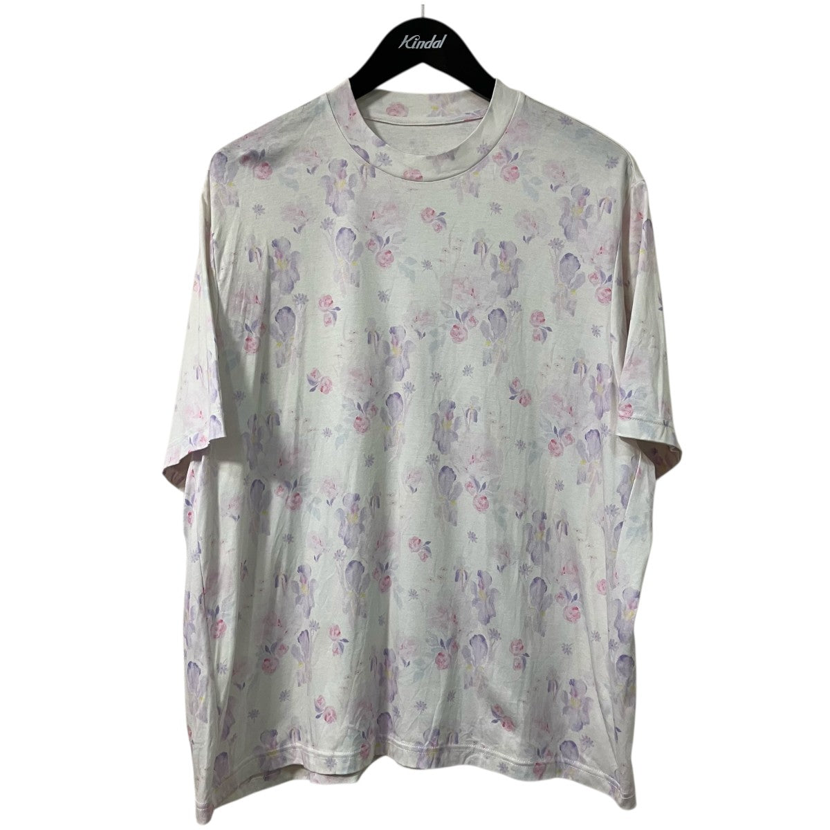 mame kurogouchi 22SS花柄クルーネックTシャツMM22SS JS514 古着・中古-1枚目のアイテム画像