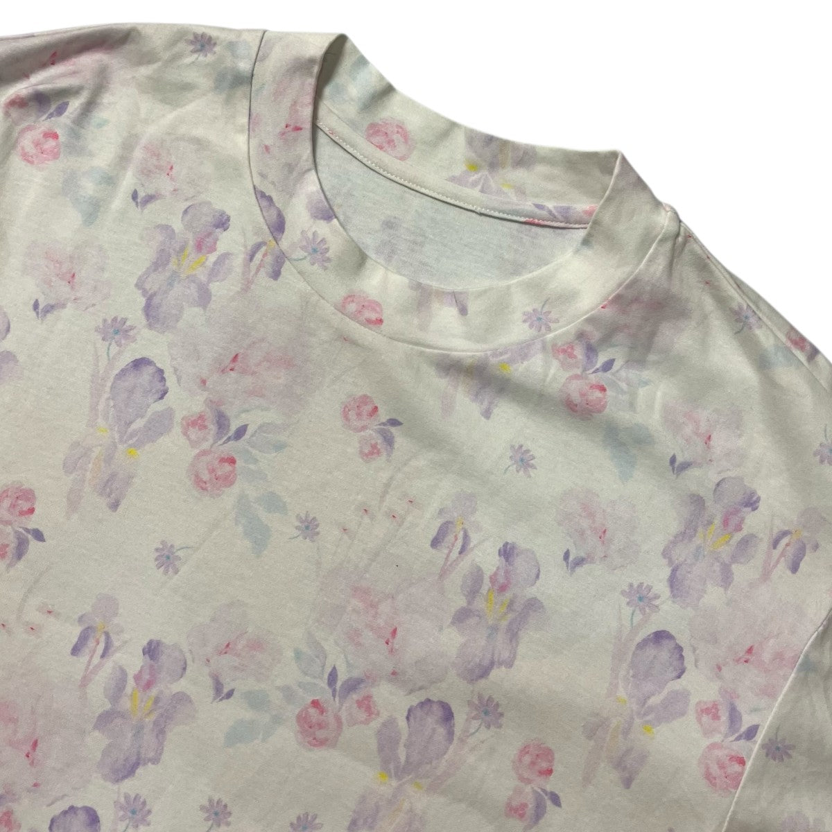mame kurogouchi 22SS花柄クルーネックTシャツMM22SS JS514 古着・中古-3枚目のアイテム画像