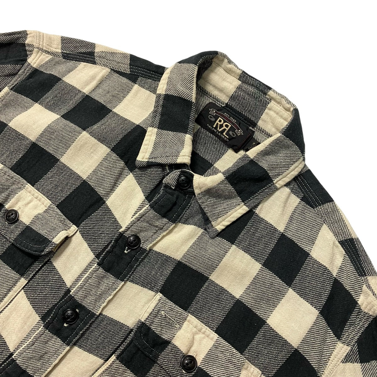 RRL ギンガムチェック長袖シャツ0200011734 古着・中古-3枚目のアイテム画像