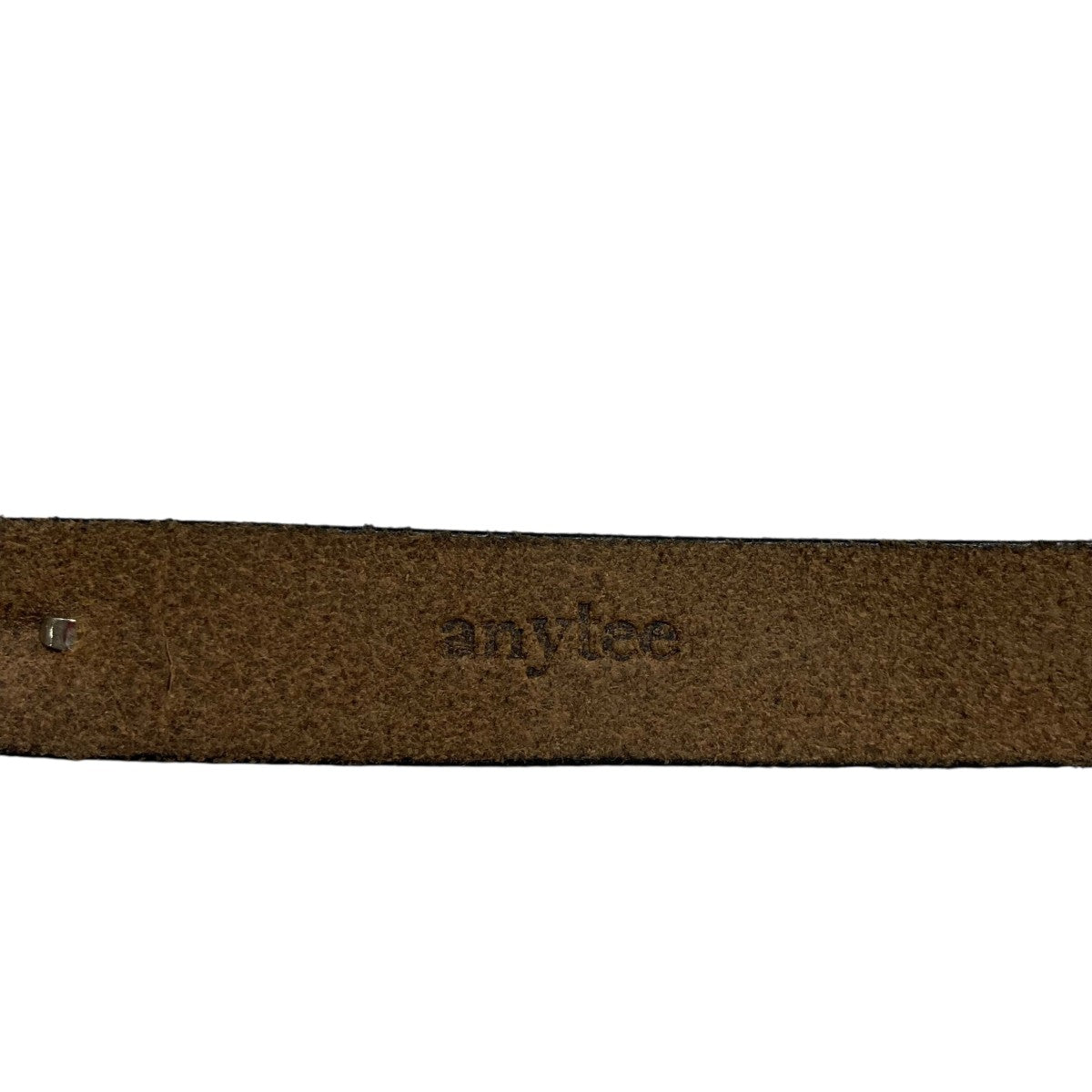 小物 anytee Narrow Long Belt 9月27日再販 [anytee classics] Narrow Long Belt_Bla