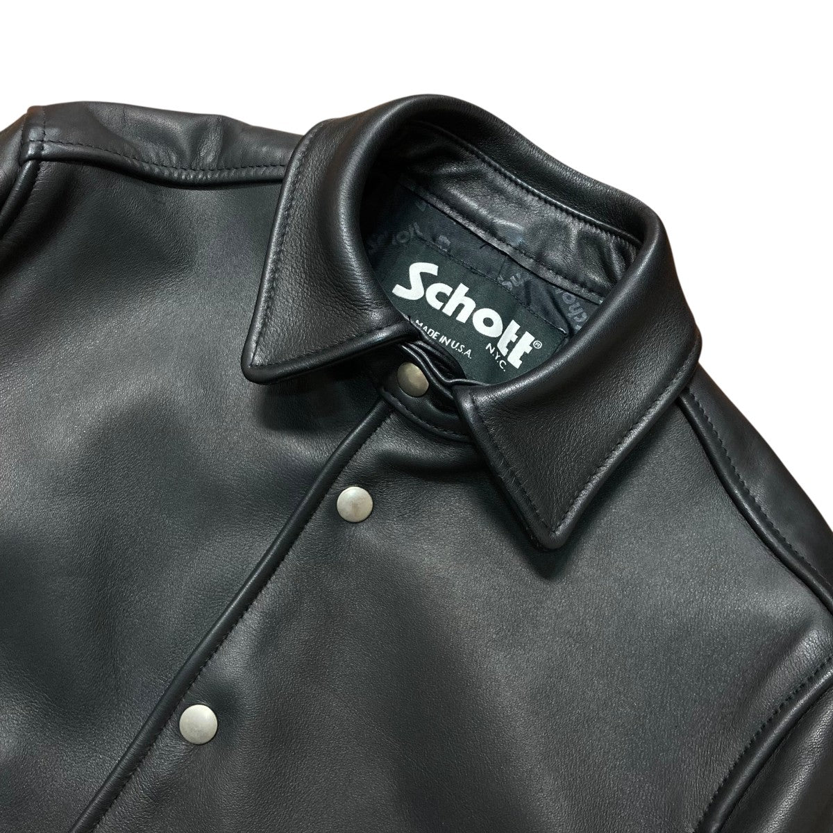 Schott×JUNYA WATANABE MAN 18SSレザーコーチジャケットWA J901 WA