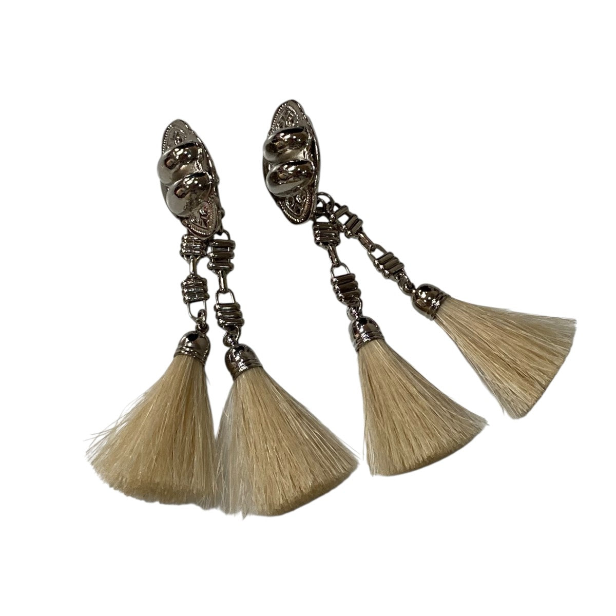 TOGA ARCHIVES(トーガアーカイブス) メタルチェーンフリンジイヤリング