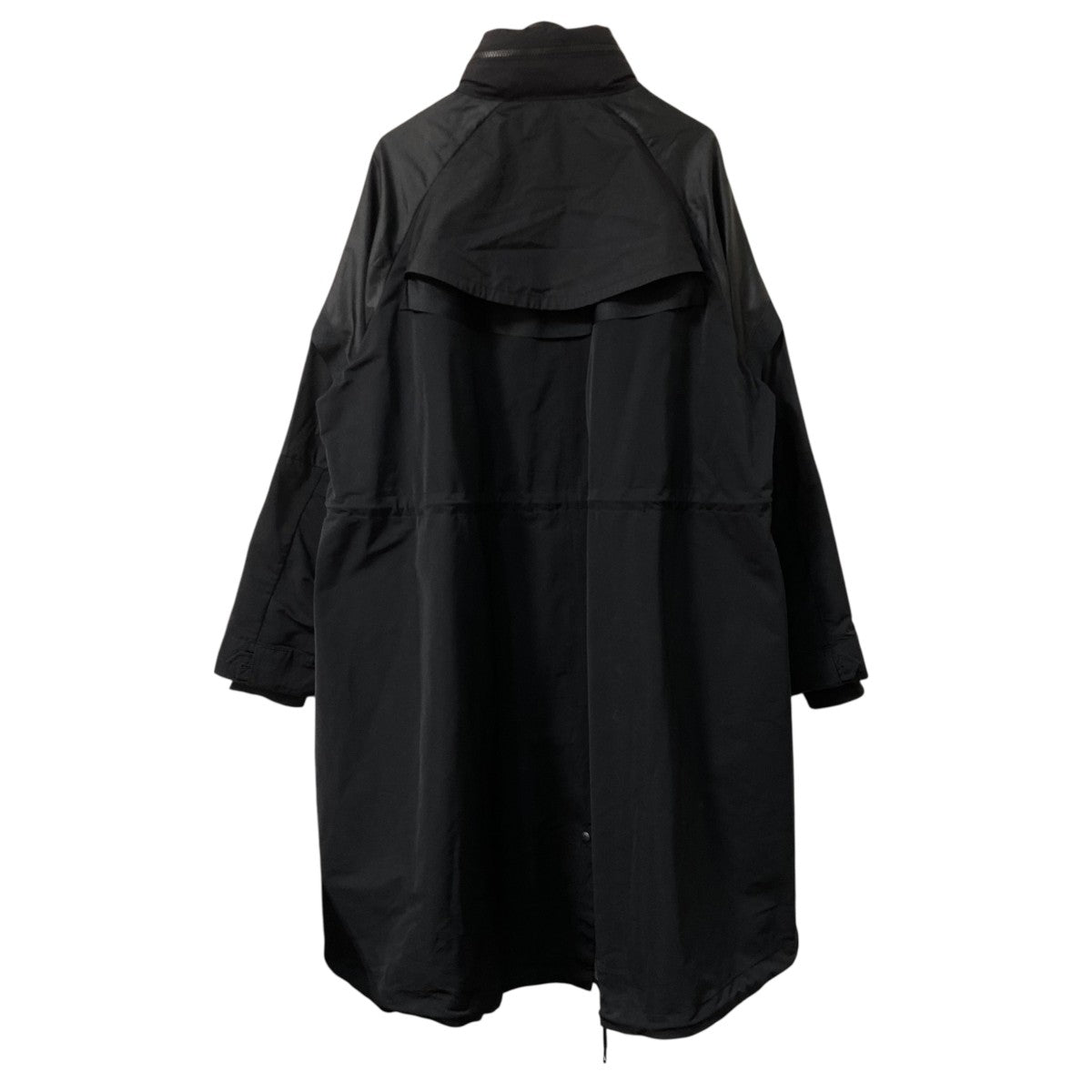 NIKE sacai ブラック ロングジャケット sacai×NIKE NRG TRENCH JACKETナイロンロングジャケットDQ9028 010