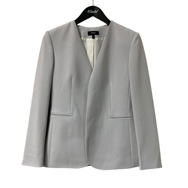 theory(セオリー) 25SSAdmiral Crepe Lindrayia Jacket Bノーカラー