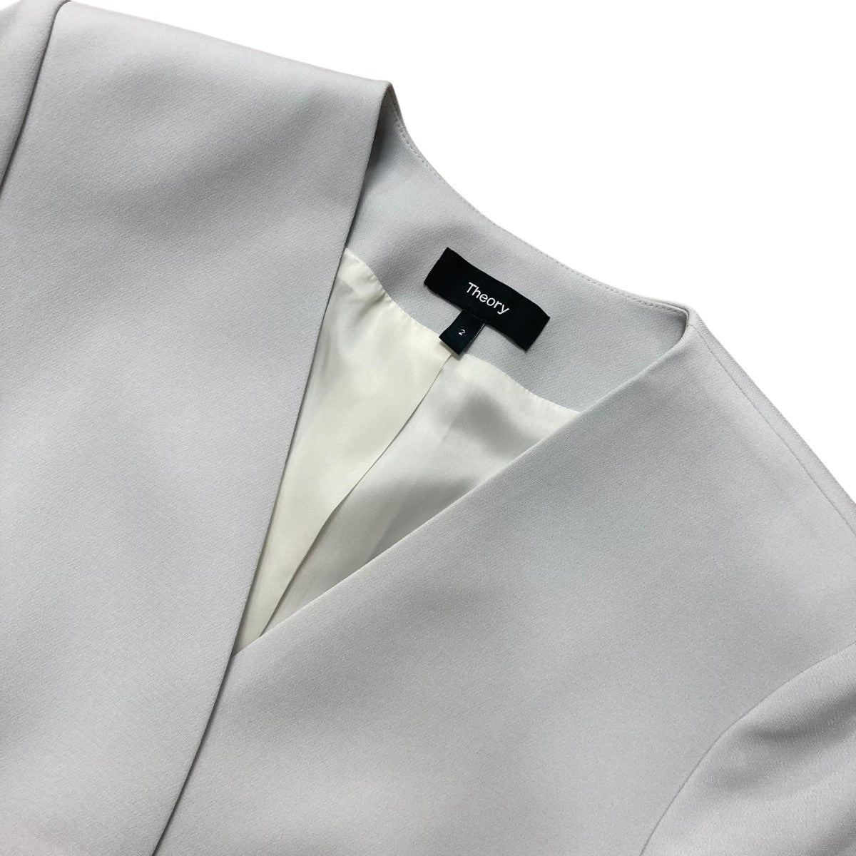 theory(セオリー) 25SSAdmiral Crepe Lindrayia Jacket Bノーカラー