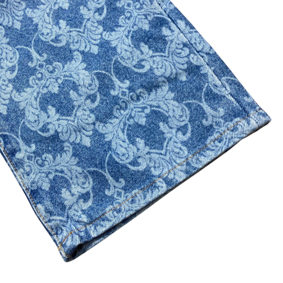 オーナメントデニムパンツフルパターンデニムパンツ01233 11071 00