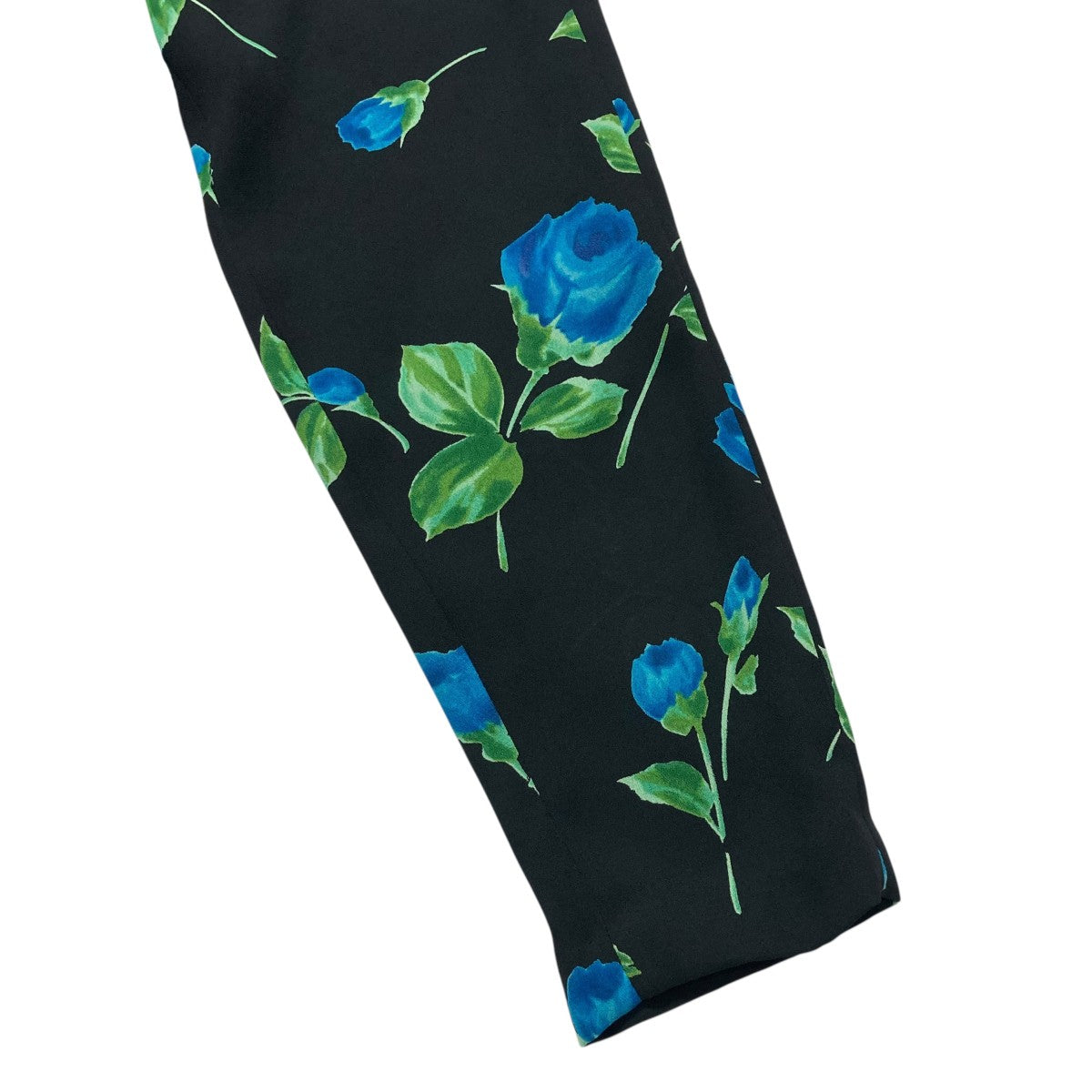希少　イヴサンローラン　カシュクールブラウス　パフスリーブ　花柄 ウィメンズ シャツ＆トップス | サンローラン | YSL