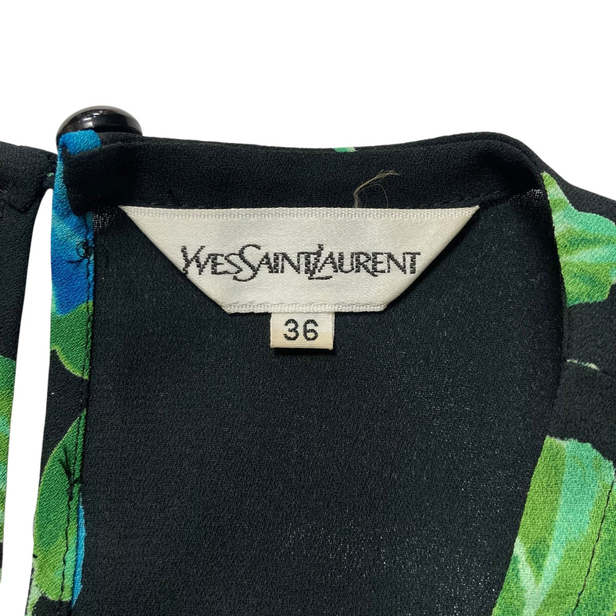 Yves Saint Laurent(イヴサンローラン) 花柄ブラウス HTA05 536