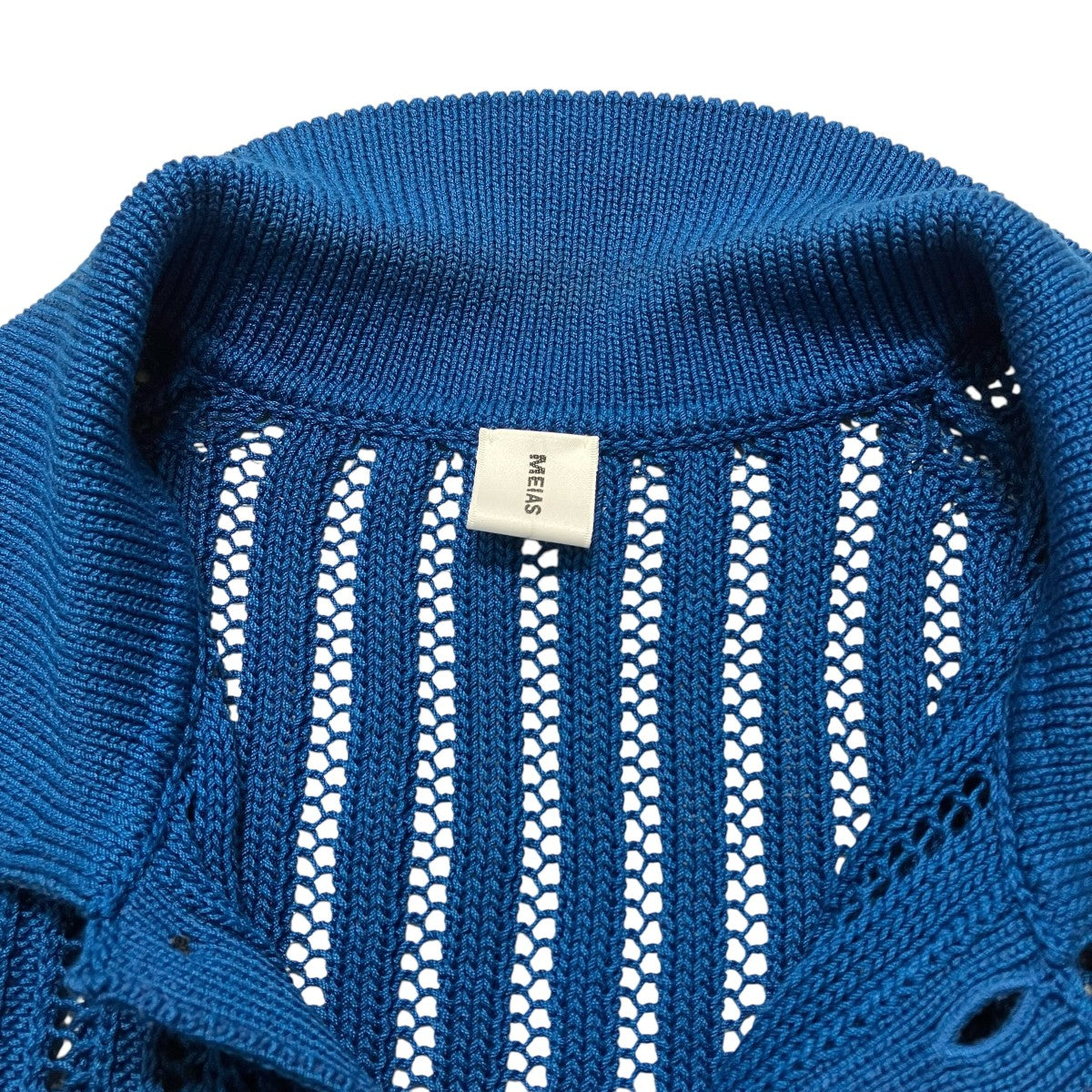 MEIAS CORD YARN MESH CD CACDメッシュニット半袖シャツCACD 5S06 古着・中古-6枚目のアイテム画像