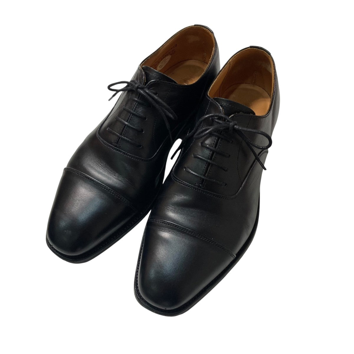 美品 イングランド製 GRENSON 8EF レザーストレートチップシューズ 黒 GRENSON(グレンソン) LONDONストレートチップシューズ110345 110345