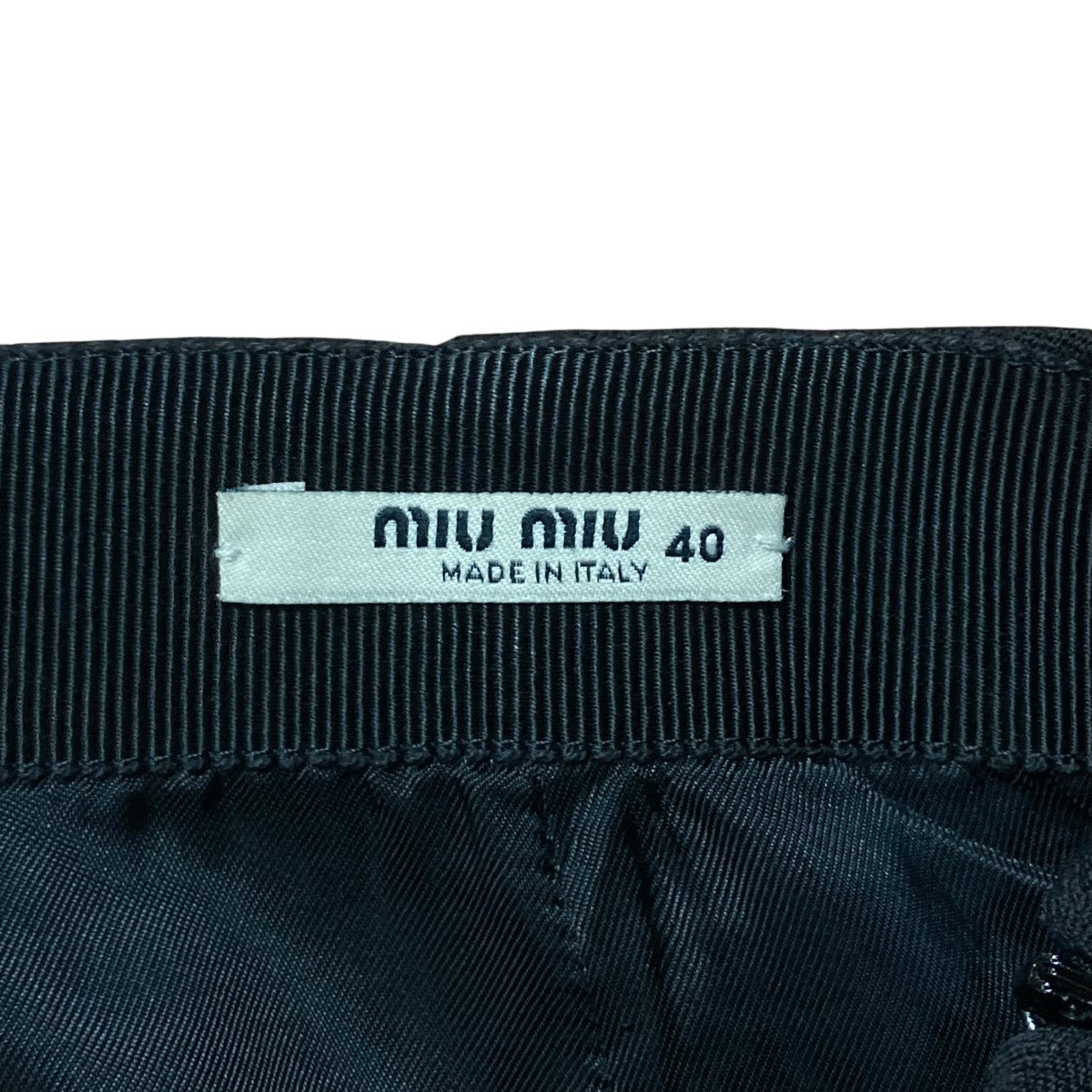 MIU MIU(ミュウミュウ) プリーツスカート ブラック サイズ 40