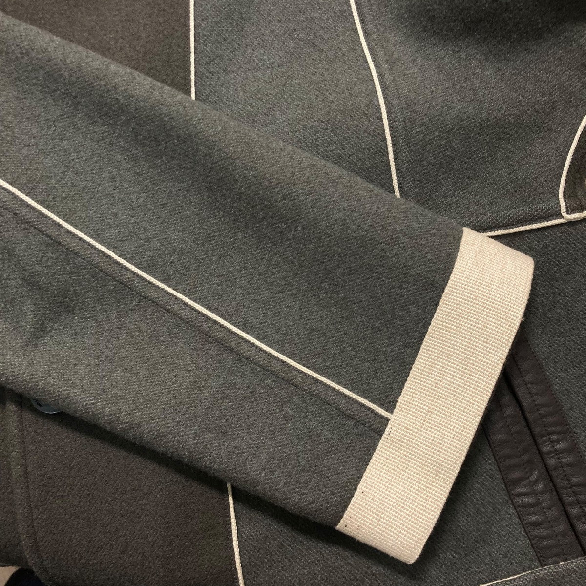 IRENISA 23AWREVERSIBLE SHAWL COLLAR COATリバーシブルコートIH 23FW C022 MSM 古着・中古-8枚目のアイテム画像