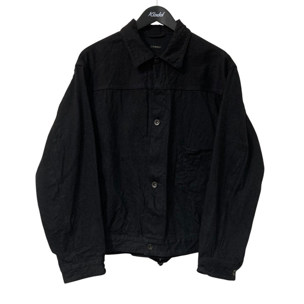 COMOLI(コモリ) 24SSデニムジャケットZ01 01001 Z01 01001 ブラック