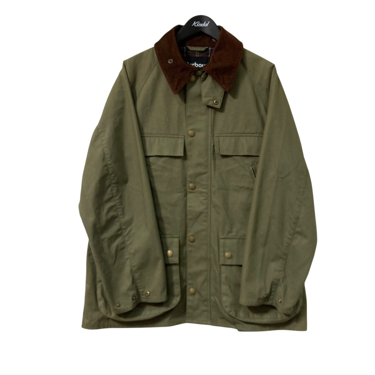 Barbour×nano・universe 23SSOVERSIZE BEDALEジャケット オリーブ