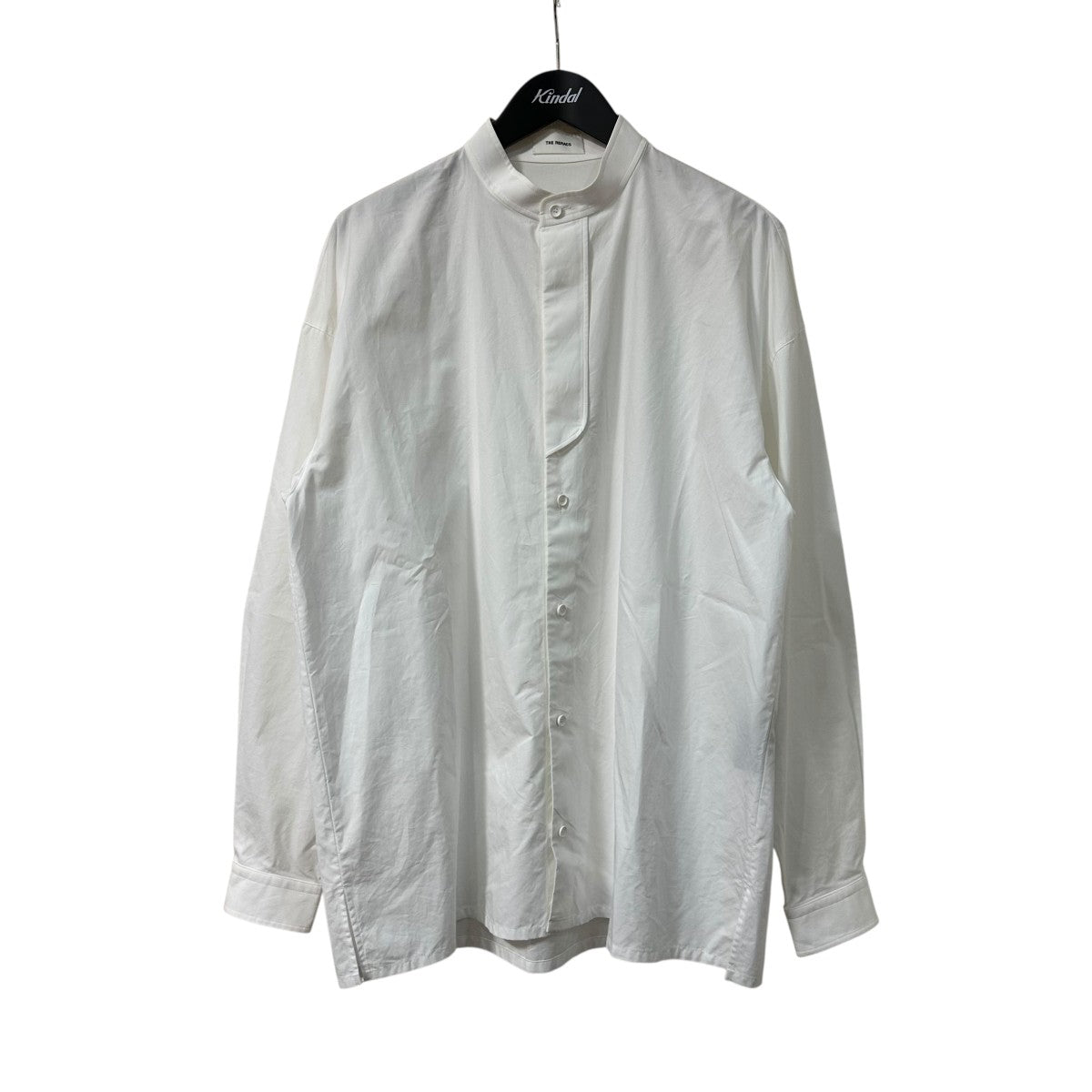 A16370 美品 ザリラクス 21aw バンドカラープラケットシャツ 46 THE RERACS(ザリラクス) 21AWBAND COLLAR PLACKET SHIRTSバンドカラー