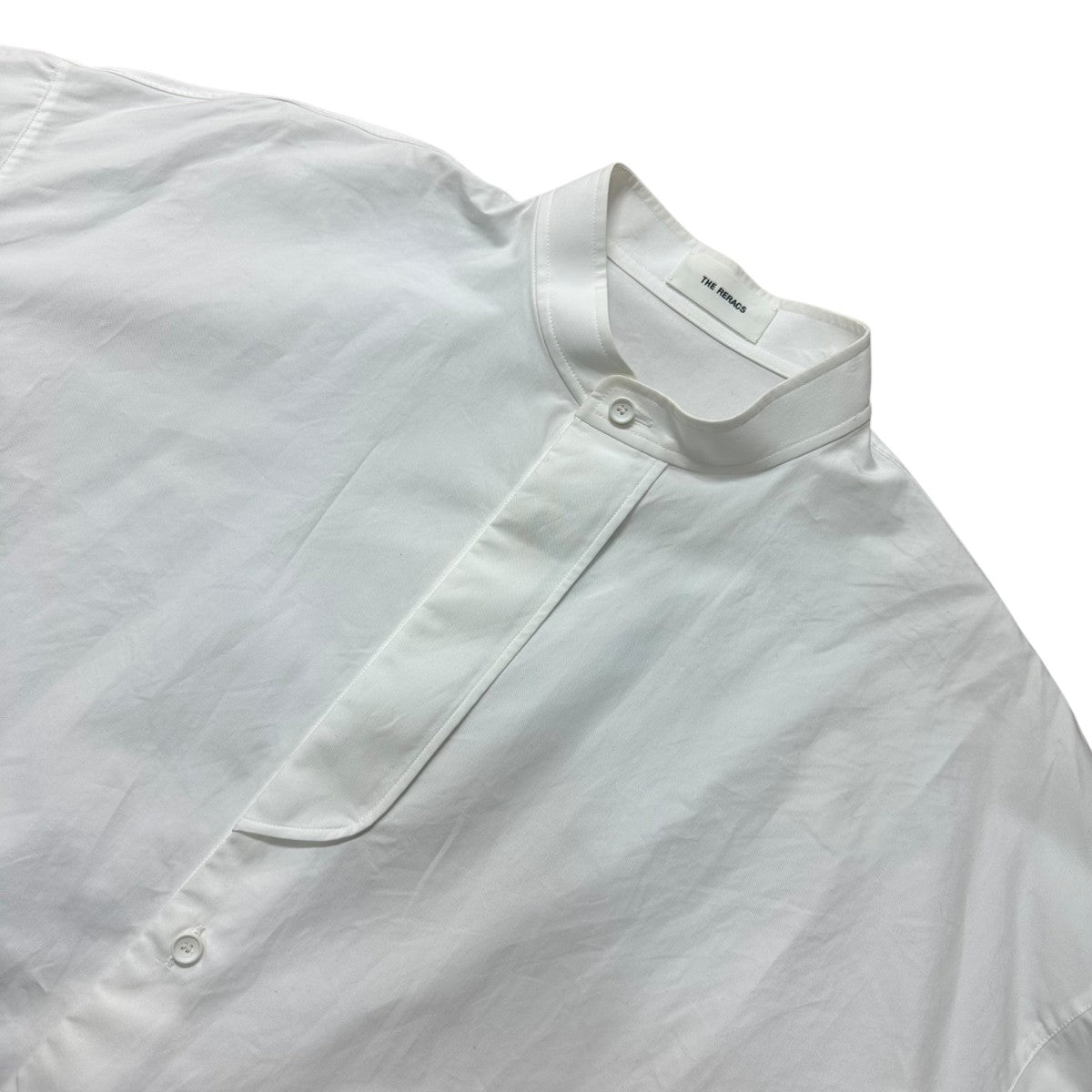 THE RERACS(ザリラクス) 21AWBAND COLLAR PLACKET SHIRTSバンドカラー