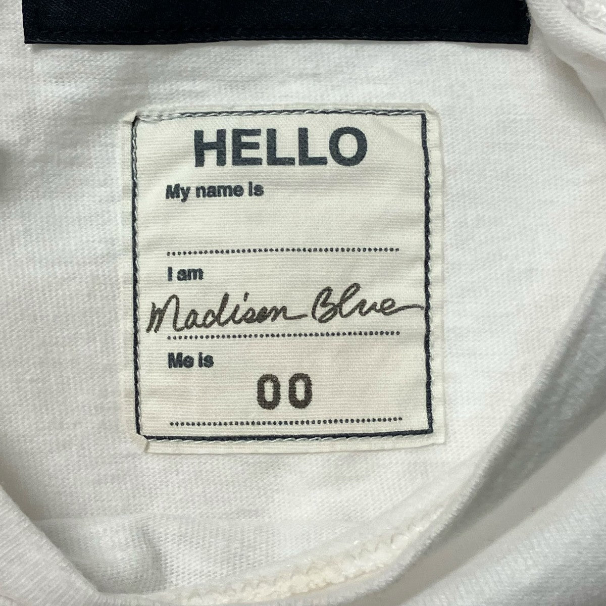 MADISON BLUE HELLO TEEフロントプリントＴシャツMB000 7001 古着・中古-6枚目のアイテム画像