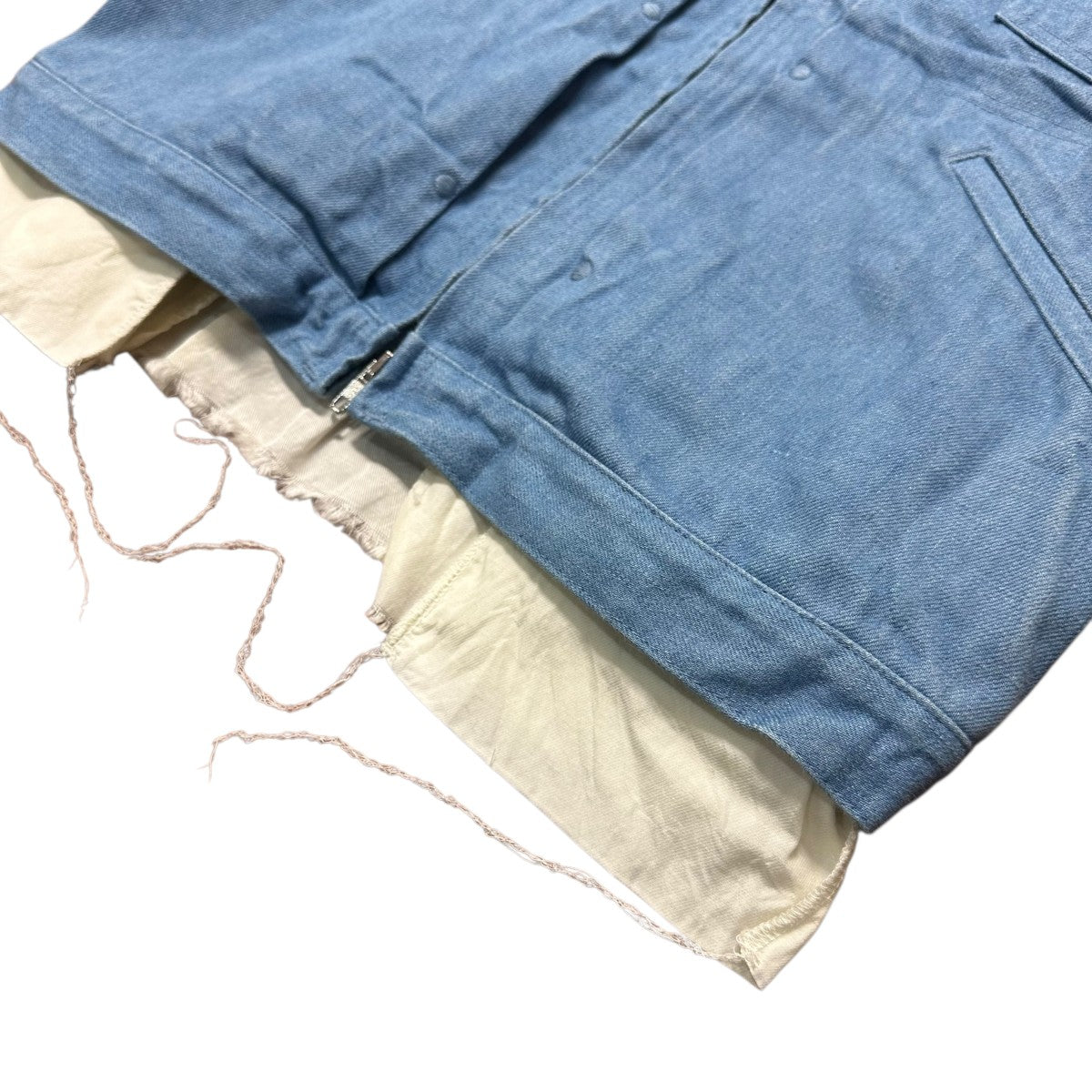 Midorikawa 24SSDENIM JACKETレイヤードデニムジャケットMID24SS BL02 古着・中古-6枚目のアイテム画像