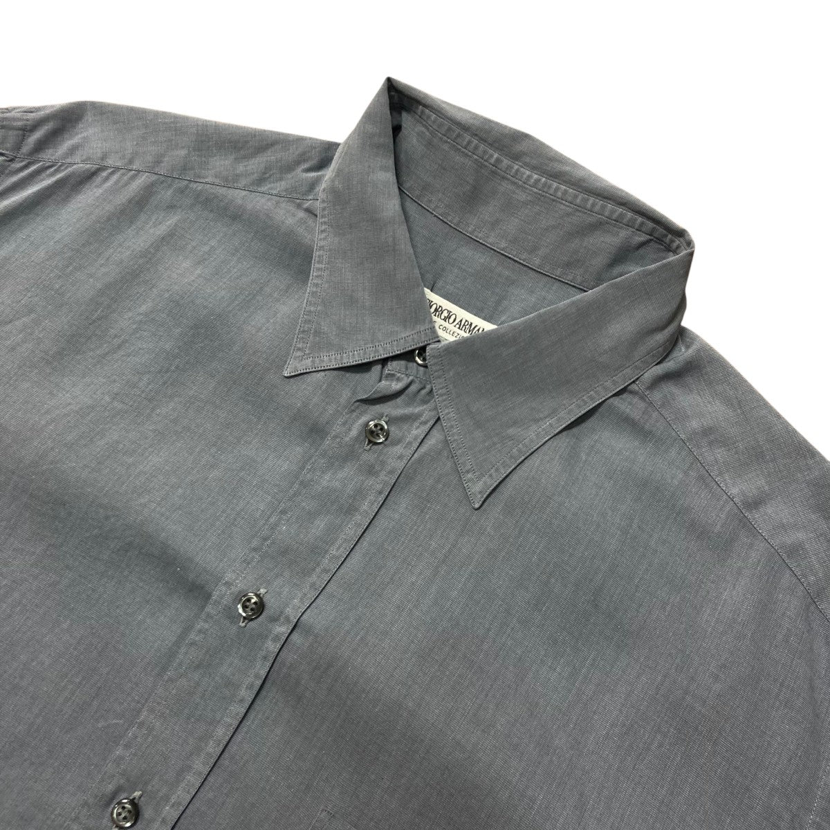 GIORGIO ARMANI(ジョルジオ・アルマーニ) 長袖シャツ ブルー サイズ 41