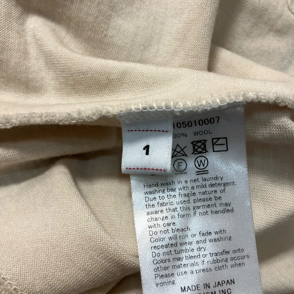 25SSMERCKX CB ZIP P．O． S S半袖ニット0125105010007