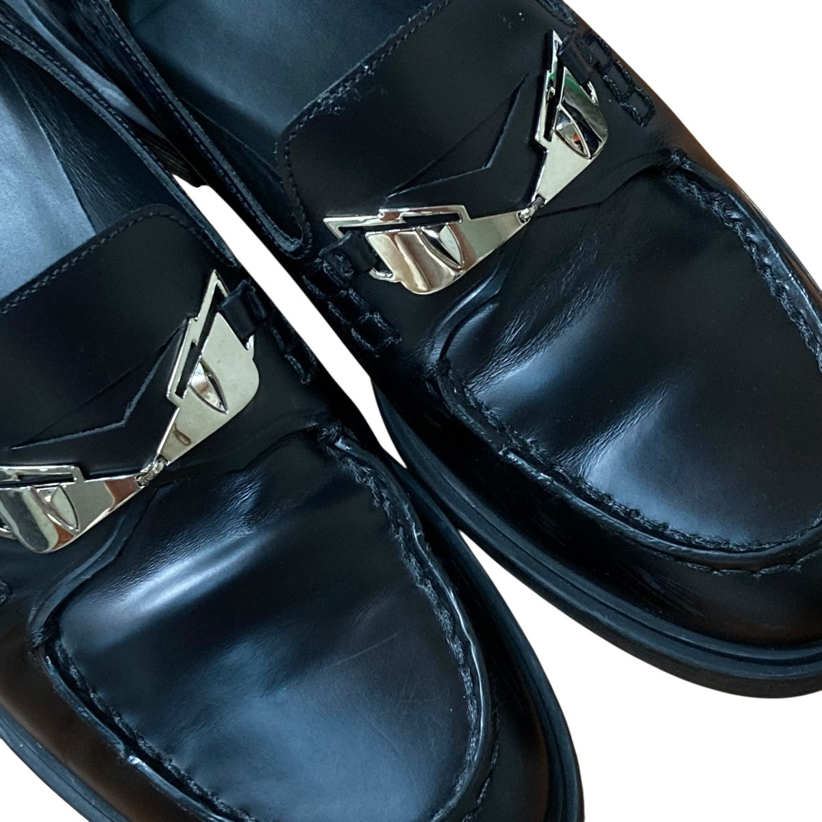 FENDI(フェンディ) モンスターローファー7D1082 7D1082 ブラック