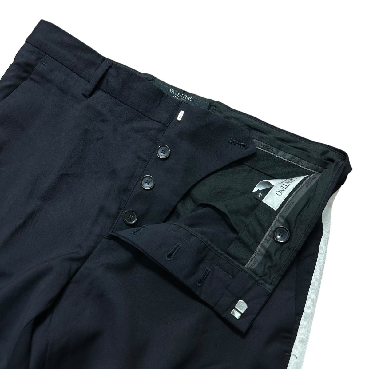 VALENTINO バレンティノ スラックス サイドライン 46 楽天市場】【中古】美品 バレンチノ サイドラインスラックス