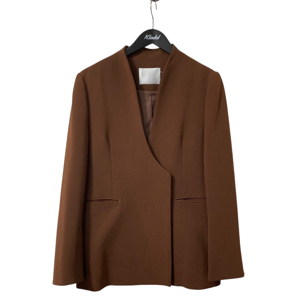 mame kurogouchi(マメクロゴウチ) Collarless Double Breasted